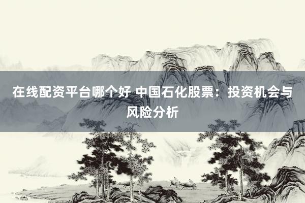 在线配资平台哪个好 中国石化股票：投资机会与风险分析