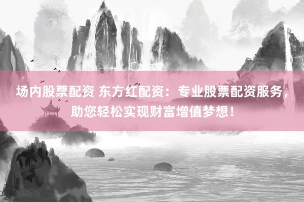 场内股票配资 东方红配资：专业股票配资服务，助您轻松实现财富增值梦想！